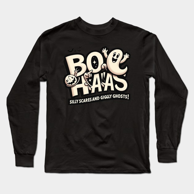 boo haas Long Sleeve T-Shirt by AOAOCreation